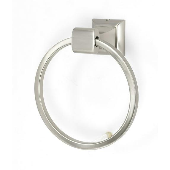 Alno A7440-SN Manhattan Towel Ring Satin Nickel
