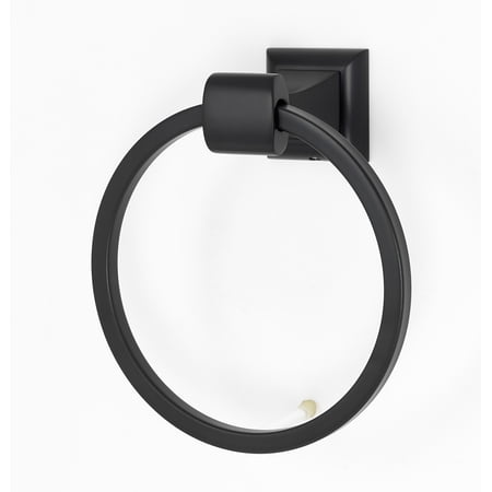 Manhattan Towel Ring, Bronze