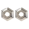 thumbnail image 1 of Alno A7724-PN Nicole Grab Bar Brackets Polished Nickel, 1 of 3