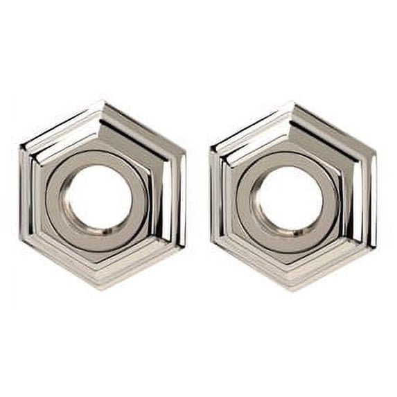 Alno A7724-PN Nicole Grab Bar Brackets Polished Nickel
