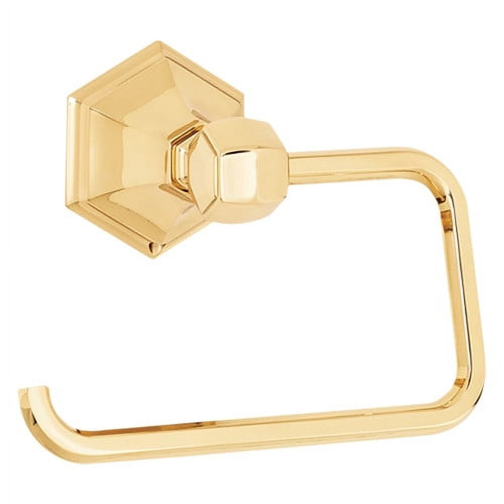 Polished Brass Wall Mounted Toilet Paper Holder