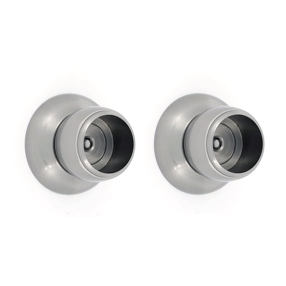 Alno A6646-SN Royale Shower Rod Mounting Bracket Set - Nickel