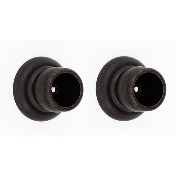 Alno A6746-BARC Charlie's Shower Rod Solid Brass Mounting Bracket Set - Barcelona