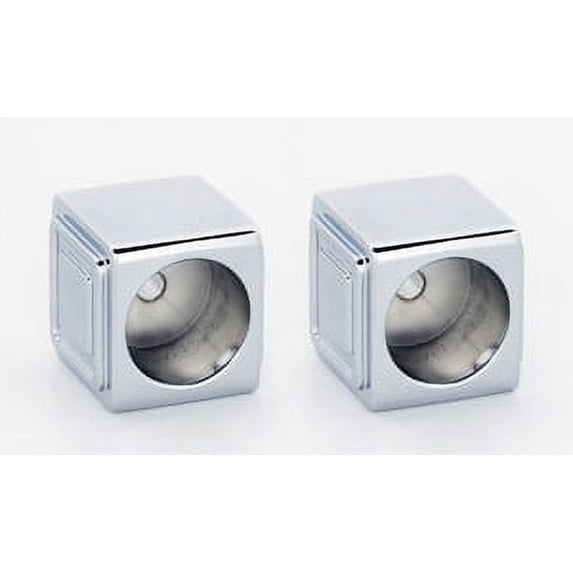 Alno A6546-PC Cube Shower Rod Brackets Polished Chrome