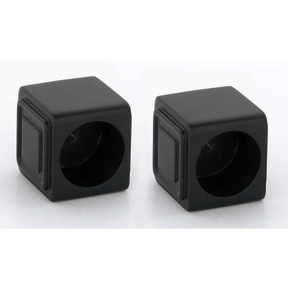 Alno A6546-BRZ Cube Shower Rod Mounting Bracket Set - Bronze