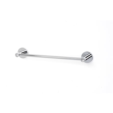 Swarovski Crystal 12" Wall Mounted Towel Bar, Polished Chrome