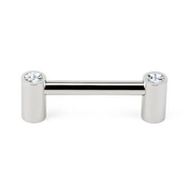 Alno C715-3 Contemporary Bling 3" Center To Center Luxury Solid Brass Cabinet Handle /
