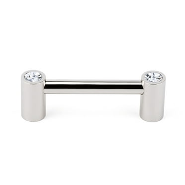 Alno C715-3 Contemporary Bling 3" Center To Center Luxury Solid Brass Cabinet Handle /