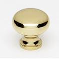 thumbnail image 1 of Alno 7/8" Cabinet Knob - Polished Brass, 1 of 7