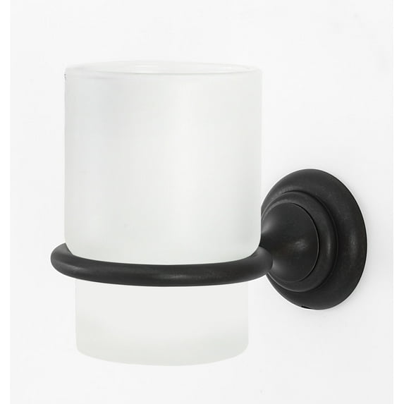 Alno A6770 Charlie's Wall Mounted Frosted Glass Tumbler - Barcelona