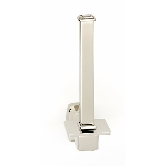 Alno A6567-PN Cube Reserve Tissue Paper Holder Polished Nickel