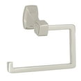 thumbnail image 1 of Alno A6566-PN Cube Modern 5.5"W Hook Style Slide On Toilet Paper Holder - Nickel, 1 of 6
