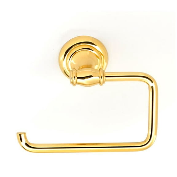 Alno A6766 Charlie's 5-1/2" Wide Single C-Post Slide On Euro Style Solid Brass Toilet