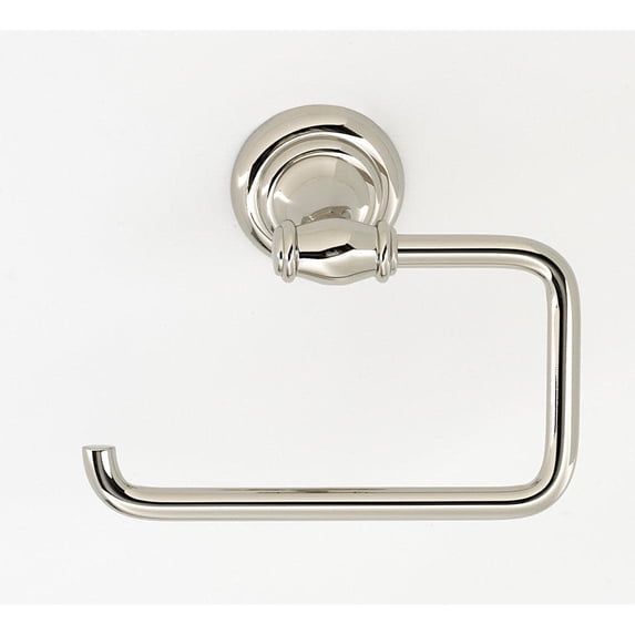 Alno A6766-PN Charlie's 5-1/2" Wide Single C-Post Slide On Euro Style Solid Brass Toilet