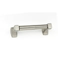 thumbnail image 1 of Alno A6560 Cube 7-1/2" Wide Double Post Toilet Paper Holder - Nickel, 1 of 6