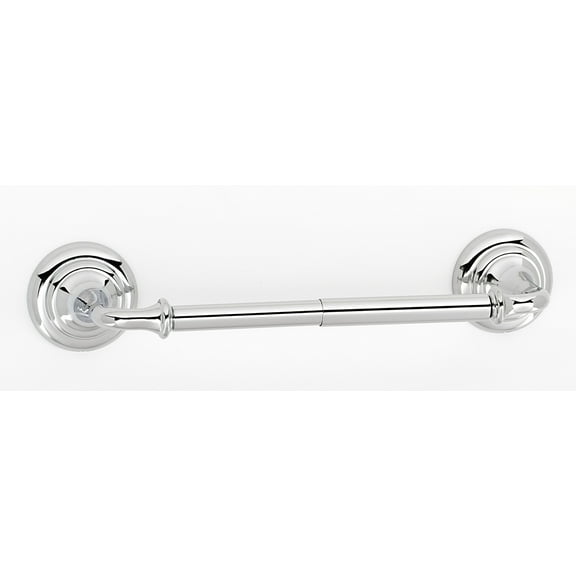 Alno A6760 Charlie's 7"W Traditional Style Solid Brass Spring Action Toilet Paper Holder -