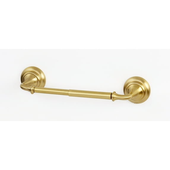 Alno A6760 Charlie's 7"W Traditional Style Solid Brass Spring Action Toilet Paper Holder -