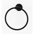 thumbnail image 1 of Alno A6740 Charlie's 6" Round Traditional Solid Brass Bathroom Towel Ring - Bronze, 1 of 7