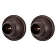 thumbnail image 1 of Yale Shower Rod Brackets, Chocolate Bronze, 1 of 6