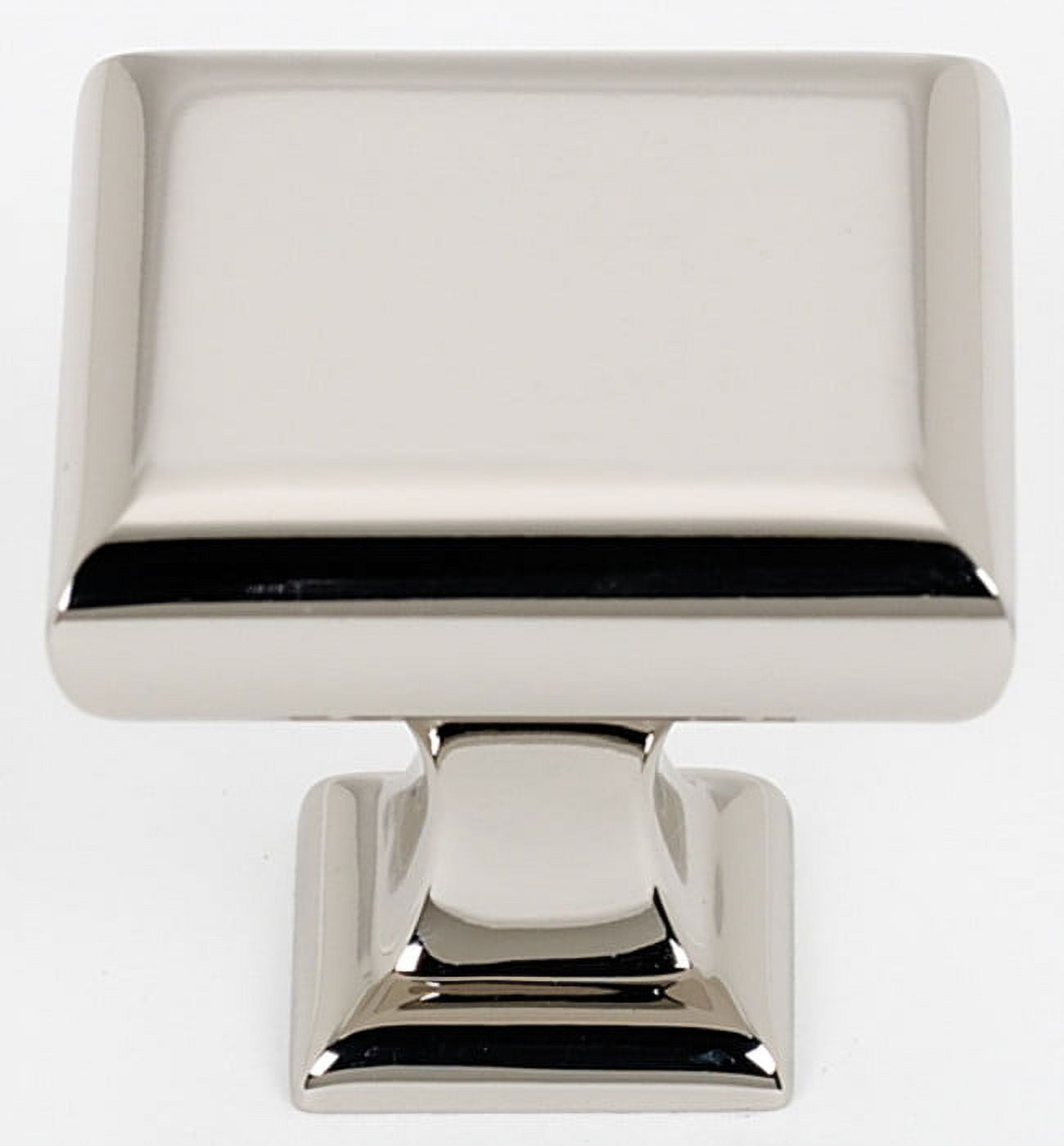 Alno A310-14-PN Manhattan 1-1/4" Cabinet Square Knob Polished Nickel