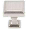 thumbnail image 1 of Alno A310-1-SN Manhattan 1" Cabinet Square Knob Satin Nickel, 1 of 7