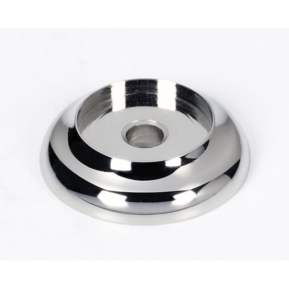 Alno A982-1-PN Royale 1" Diameter Cabinet Knob Backplate - Nickel