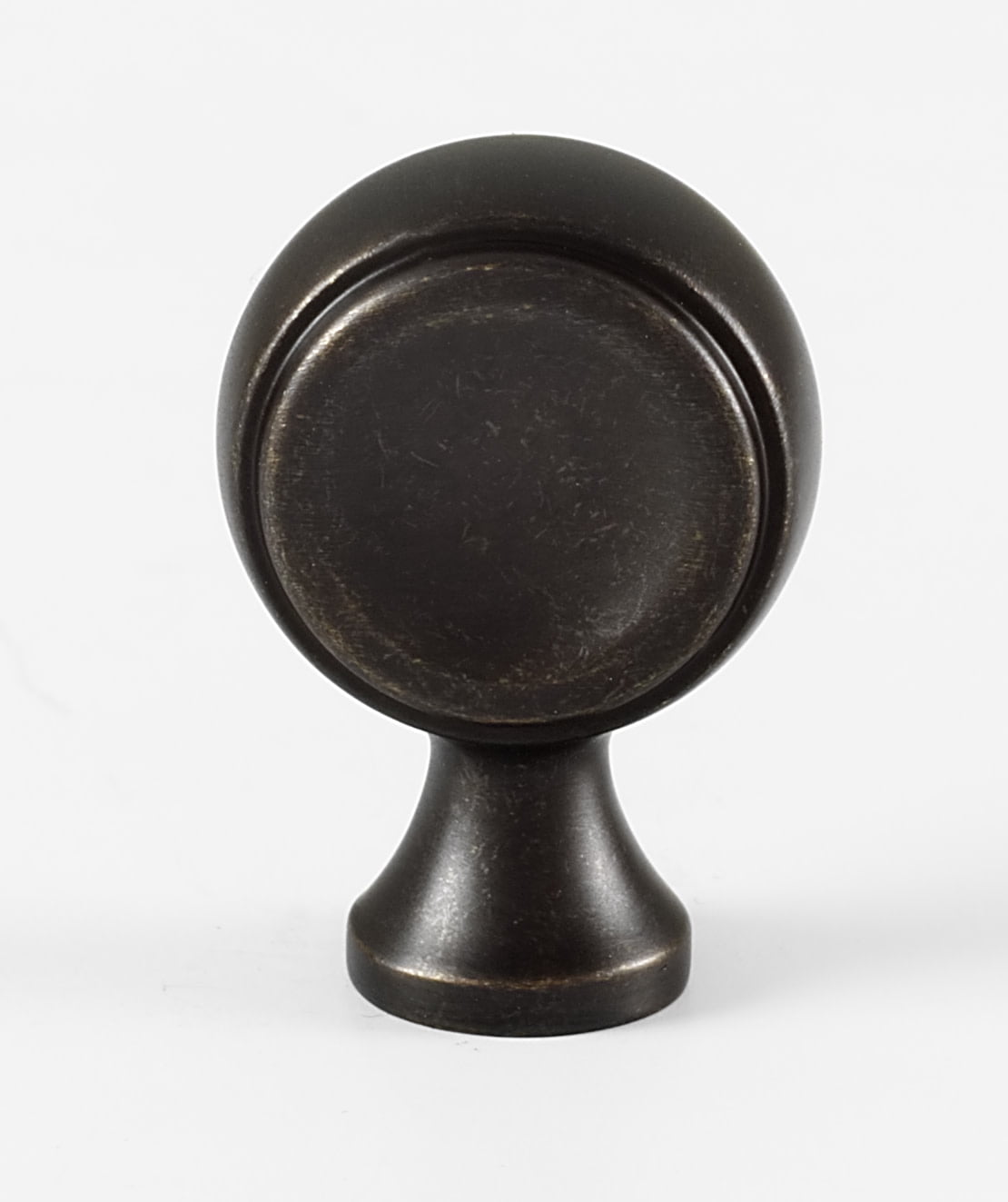 Alno A980-BARC Royale 7/8" Solid Brass Elegant Side Disc Cabinet Knob / Drawer Knob -