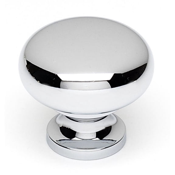 Alno Traditional 1-1/4" Cabinet Knob - Polished Chrome