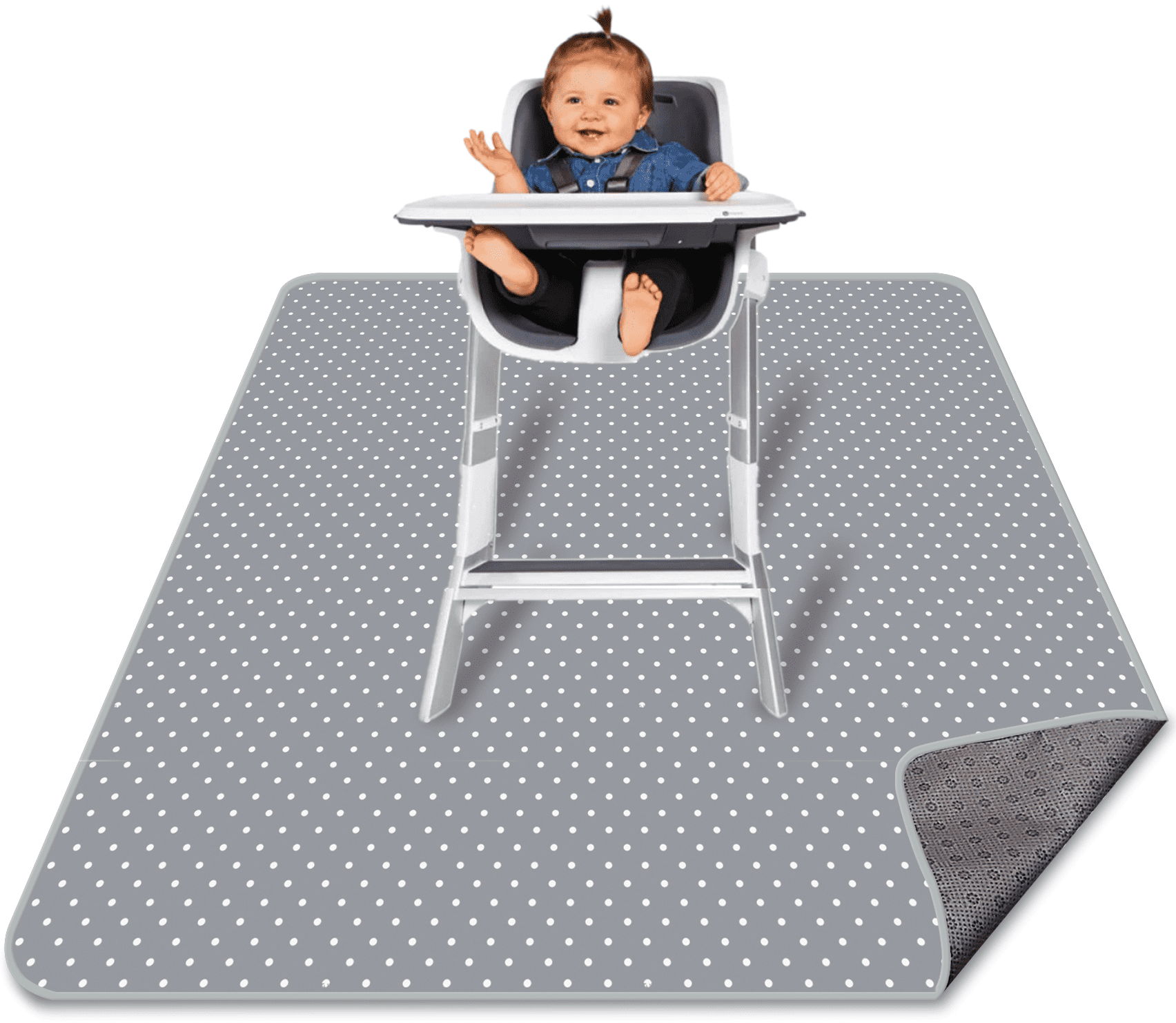 Washable high chair mat hot sale