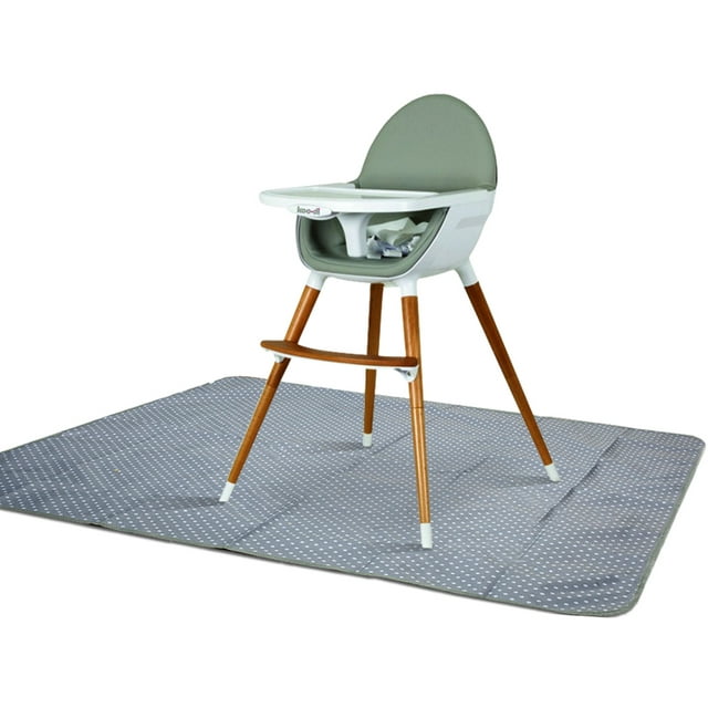 Alnoor USA Splat Mat for Under High Chair Splash Mat Washable