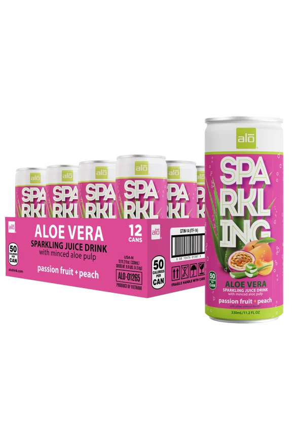 Sparkling Juice, Passion Fruit and Peach, 11.2 fl oz, 12 ct