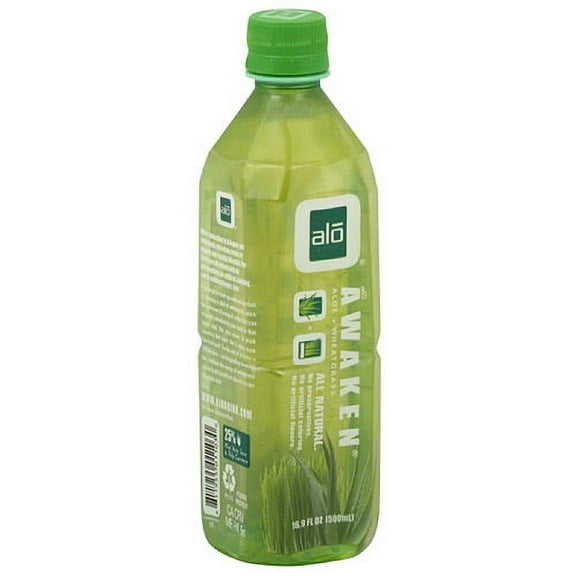 Alo Aloe & Wheatgrass Juice, 16.9 Fl Oz, 12 Ct