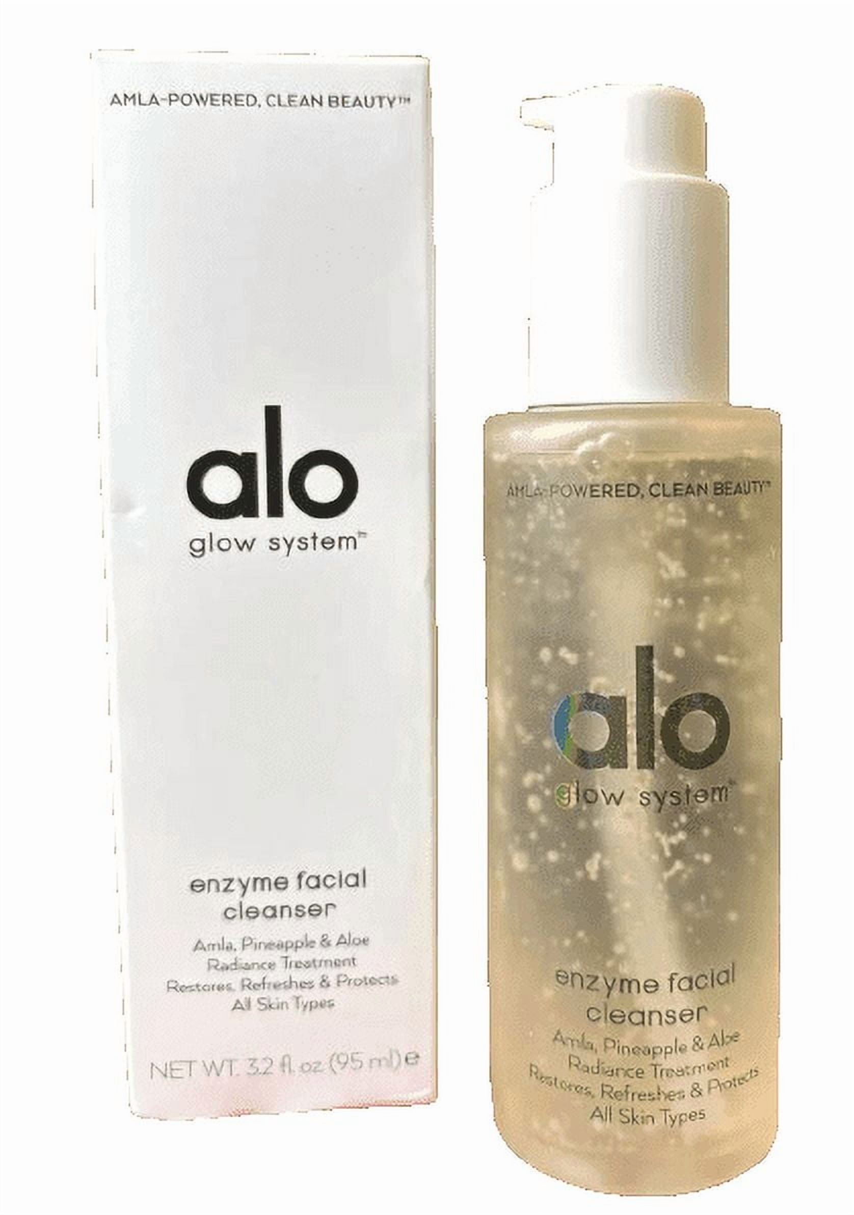 Alo Glow System Enzyme Facial Cleanser, Aloe and Pineapple, 3.2 fl