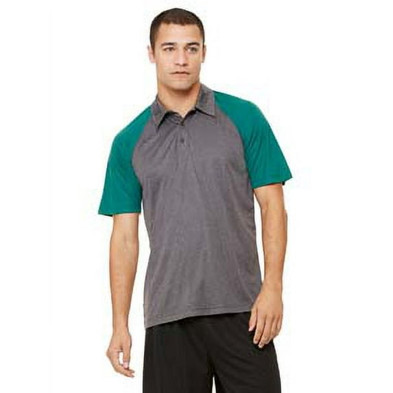 Alo Sport Men's Performance Three-Button Raglan Polo