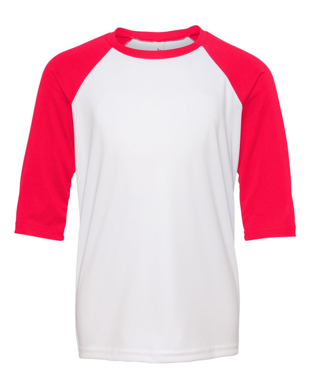 Men's Sport T-Shirt - Power Red, 100% Polyester, Moisture-Wicking Active Tee, Size Medium
