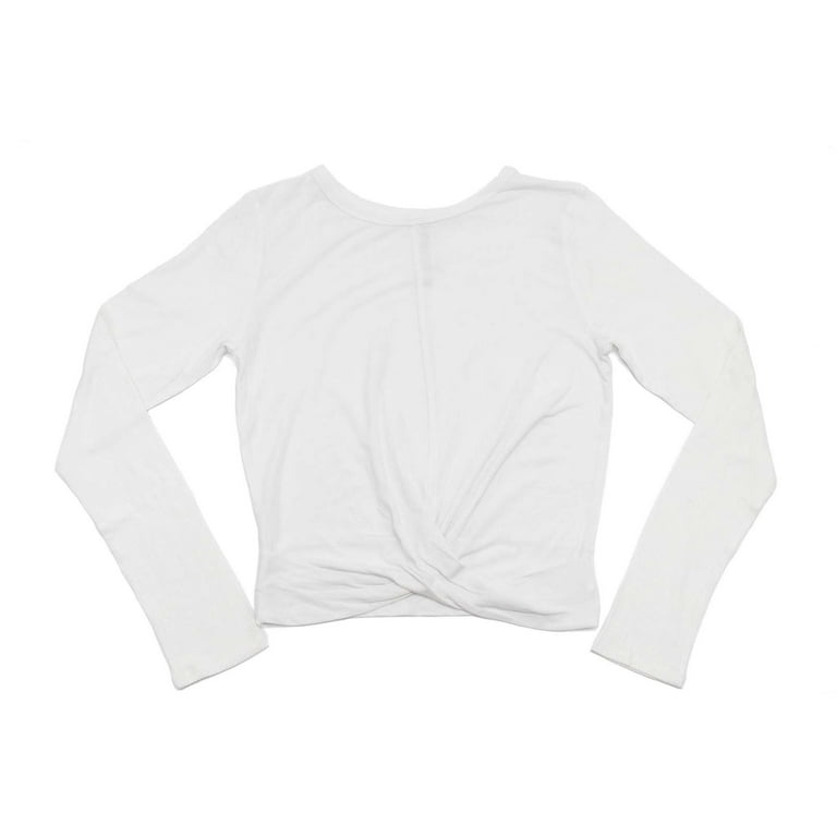 Alo Yoga Cover Long Sleeve Top White Size XS Cropped