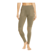 Alo Yoga Youga High Waist Cargo Stretch Elastic Waist Leggings in Olive - XXS