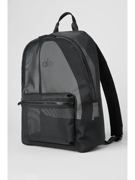 unisex Sheer Backpack - Black