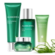 Aloderma Essential Aloe Brightening Set 4-Piece Set