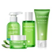 Aloderma Essential Aloe Hydrating Set 4-Piece Set