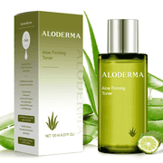 Aloderma Firming Skin Toner with 91% Organic Aloe Vera - Face Toner for Aging Skin with Natural Botanicals to Diminish The Appearance of Fine Lines & Wrinkles - Alcohol Free Aloe Toner for Face