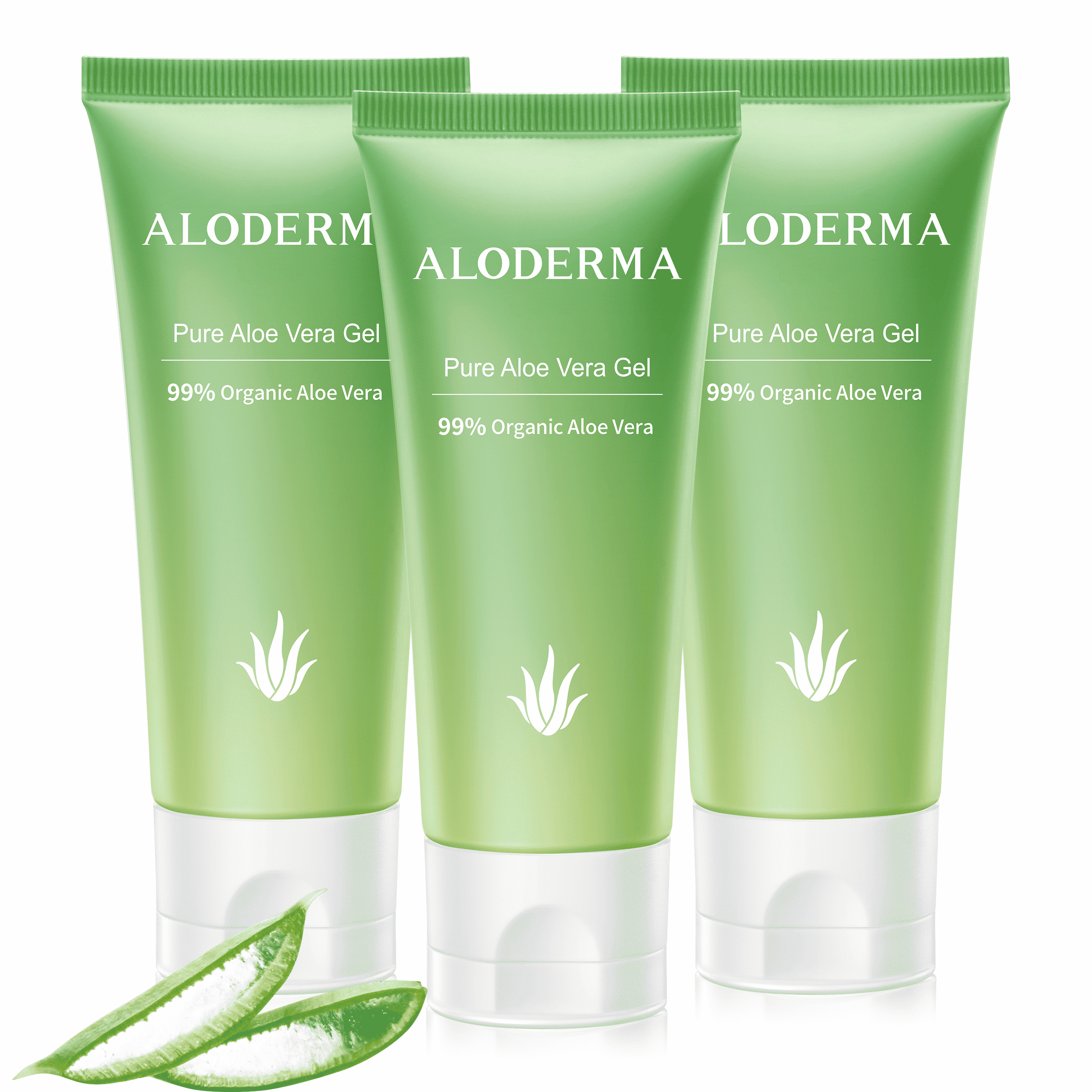 Aloderma Pure Aloe Vera Gel, 99% Organic, Travel Size, 1.5oz, Soothes and  Moisturizes Skin - Walmart.com