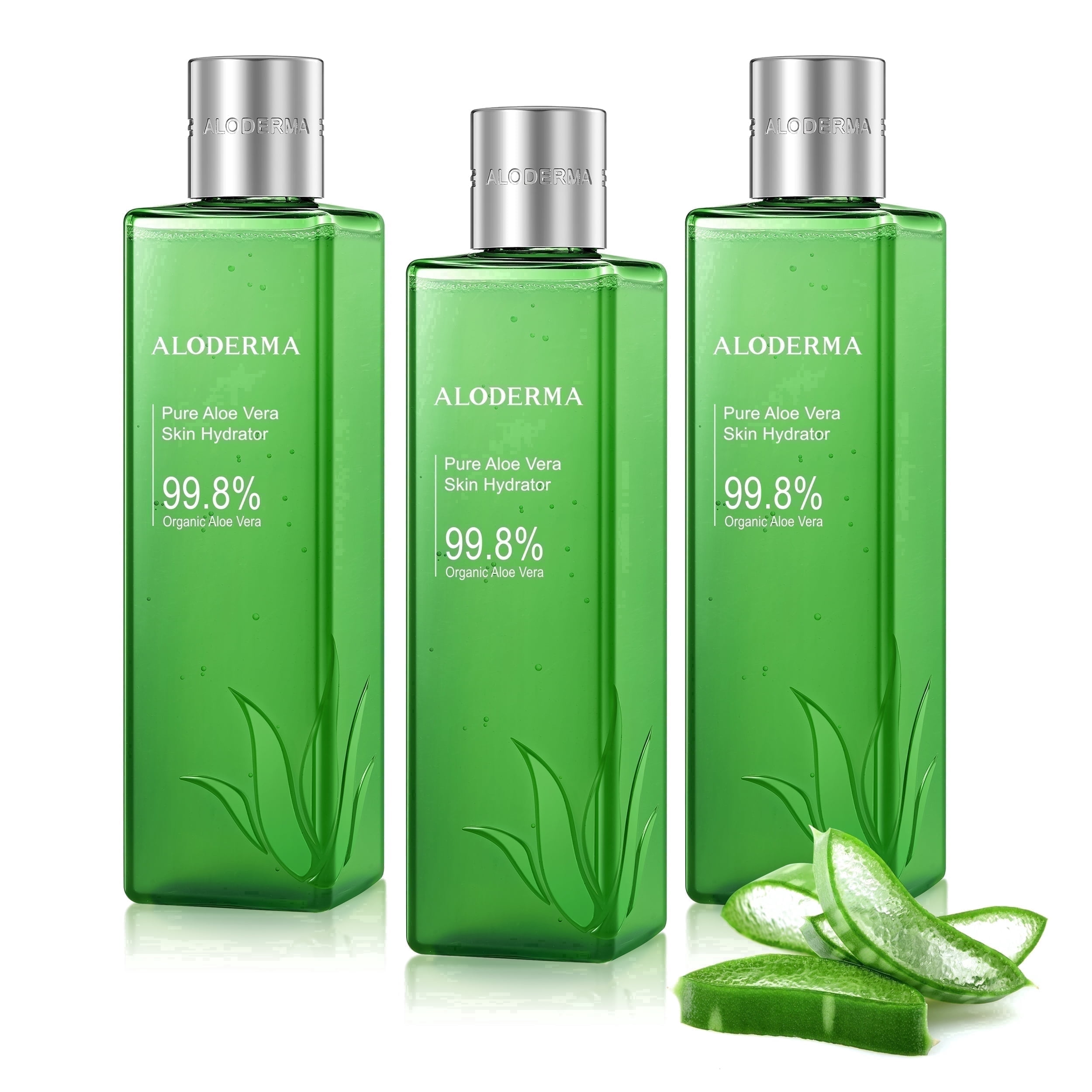 Aloderma Pure Organic Aloe Vera Hydrating Toner for Face Made with 99.8% Organic Aloe Vera, Skin Toner for Oily & Combination Skin, Moisturizing Toner, Soothing Aloe Vera, Improves Skin Texture
