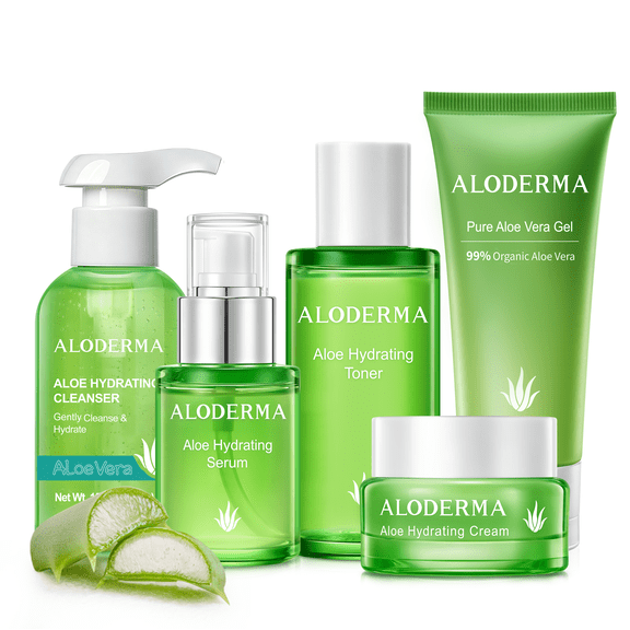 Aloderma Signature Aloe Hydrating Set 5-Piece Set
