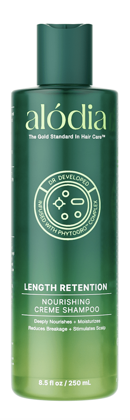 ALODIA Nourish & Hydrate Creme' Shampoo - 8 oz - Low Lather & Nut-Free Clarifying Shampoo for Build Up with Avocado & Peppermint Oil - Removes Dirt, Sweat & Product Build-up - For All Hair Types