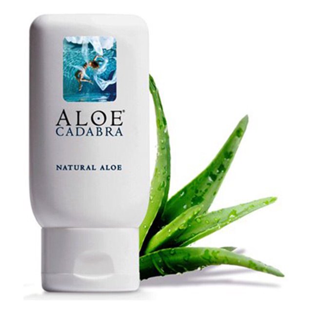 Aloe Cadabra Natural Aloe Water-based Lube Aloe Cadabra Organic Aloe Vera Lubricant, PH Balanced Gel for Sensitive