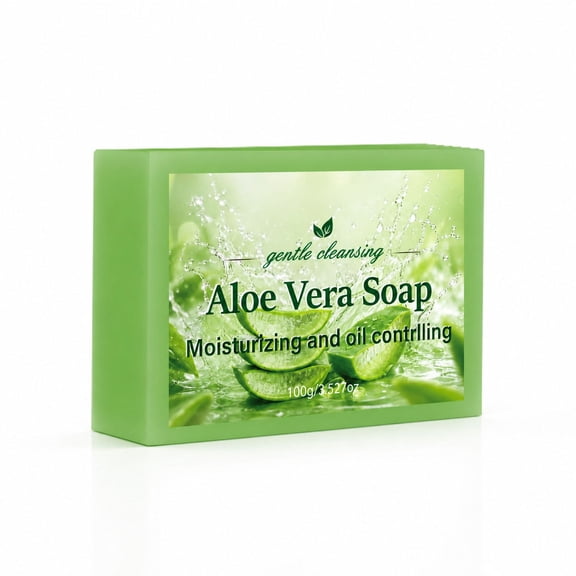 Aloe Deep Moisturizing Soap,Deep-Cleansing Bar for Face & Body,Removing Body Dirty Cleaning Pore for Women Men