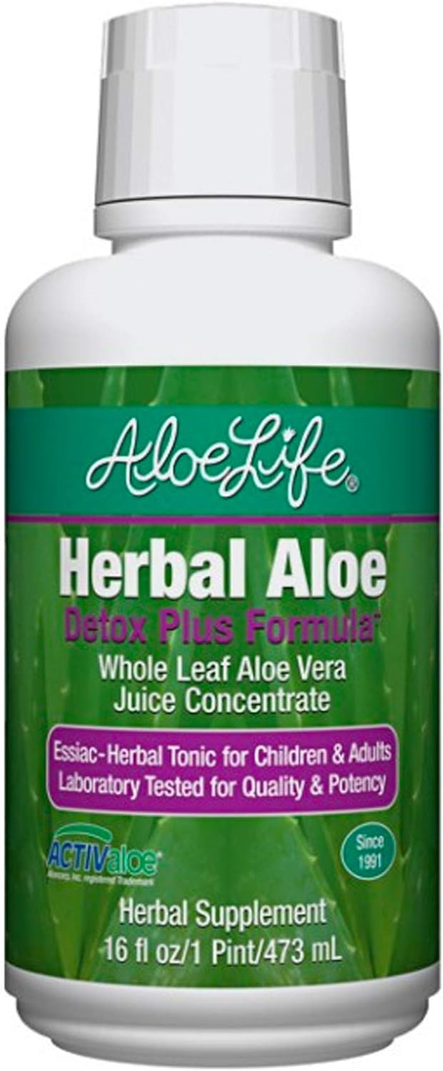 Aloe Life Detox Plus Formula, AloeBased Detox Supplement, Aloe Vera