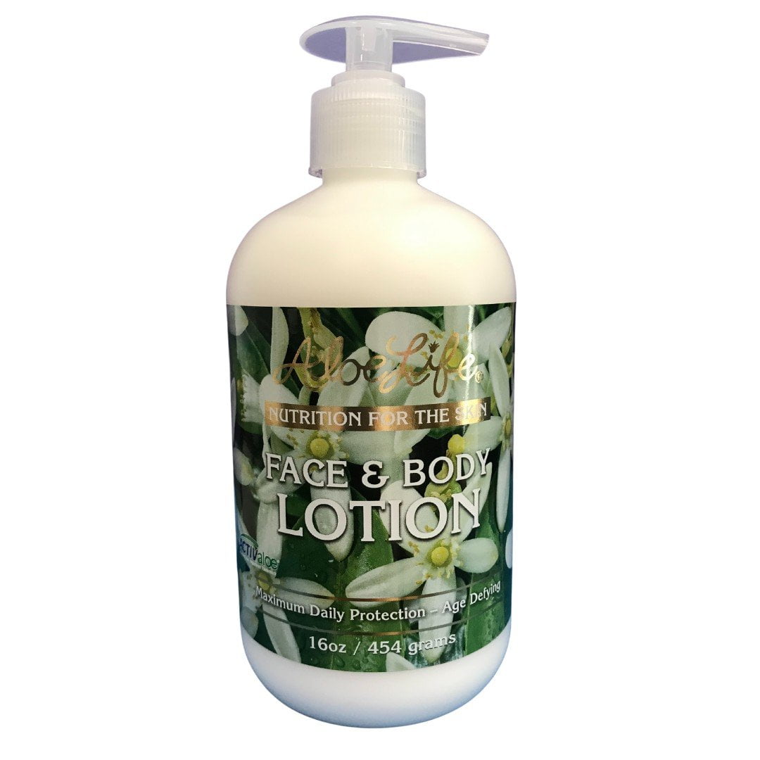 Aloe Life Face and Body Lotion 16 oz Liquid
