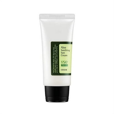 Aloe Soothing Sun Cream SPF50, Natural Sun Cream SPF50+ PA+++ 50ml, 1.69 Fl Oz(1pc)